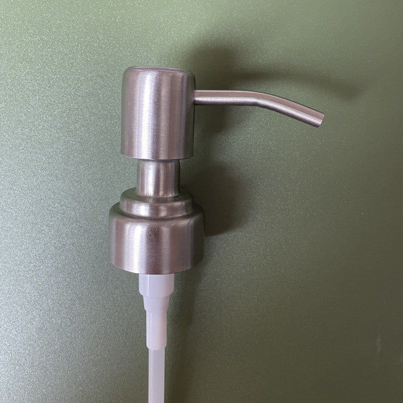 Soap Dispenser with Rust Proof Stainless Steel Pump 2 Units, Clear