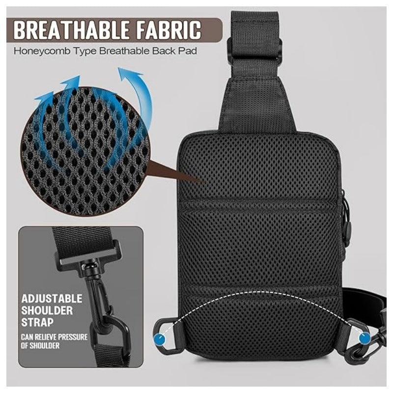 Waterproof Utility Mini Crossbody Chest Bag
