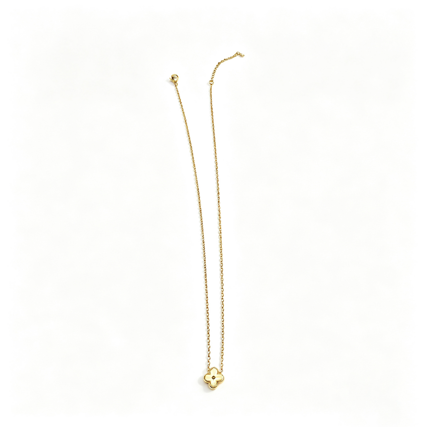 Gold Clover Necklace for Women