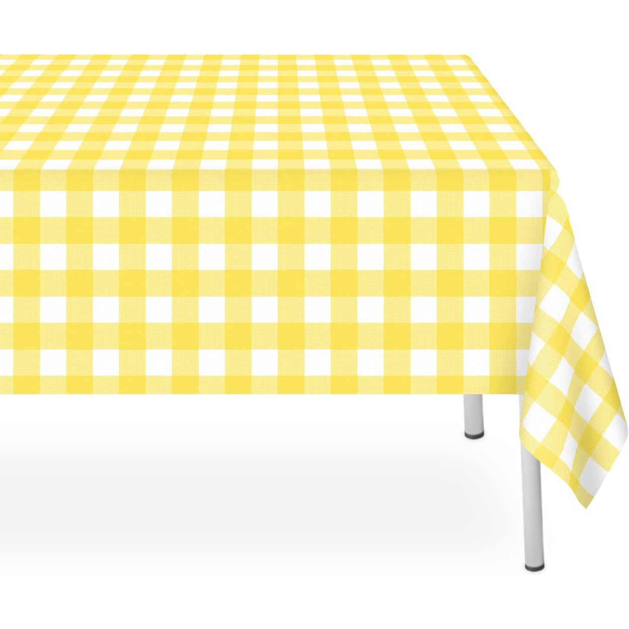 PEVA Table Cloths for Parties Disposable 54 x 108 Inch 5 Units
