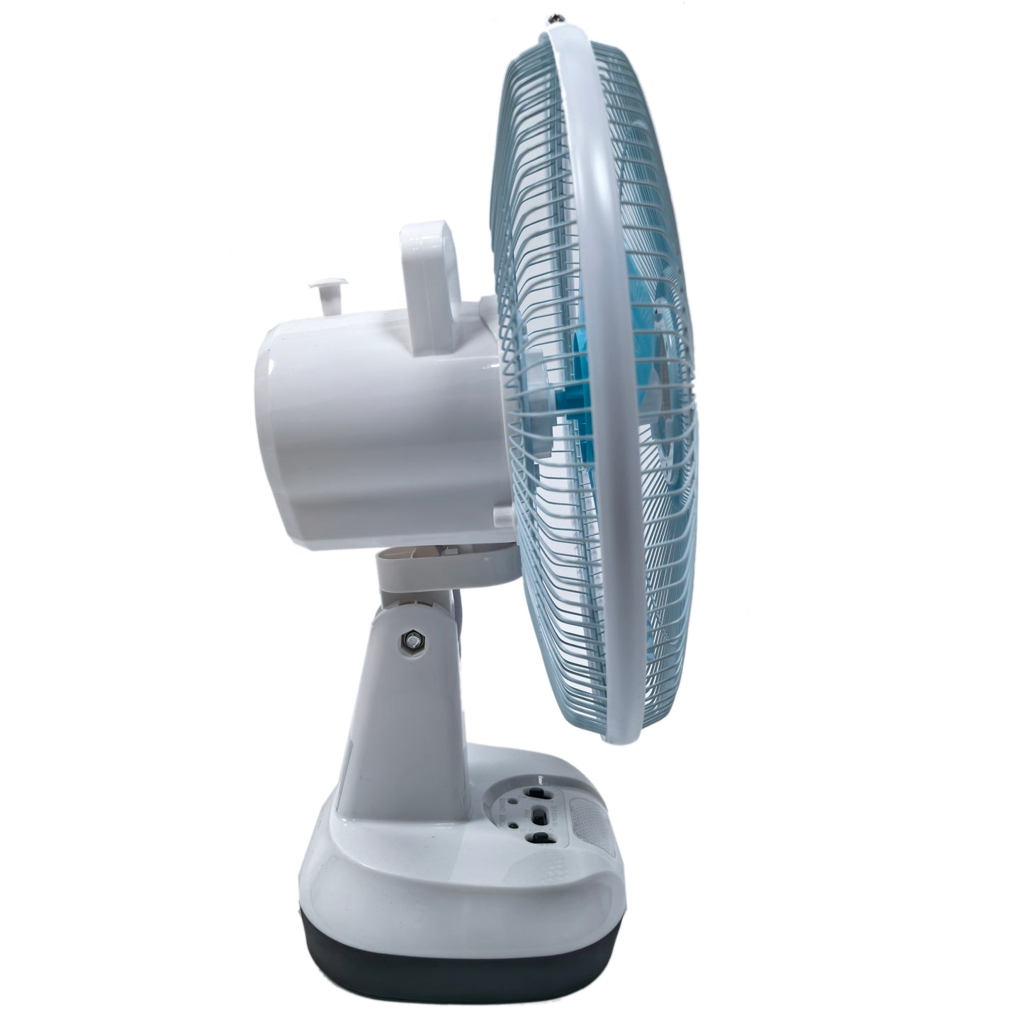 Rechargeable Solar Table Fan 12 Inch