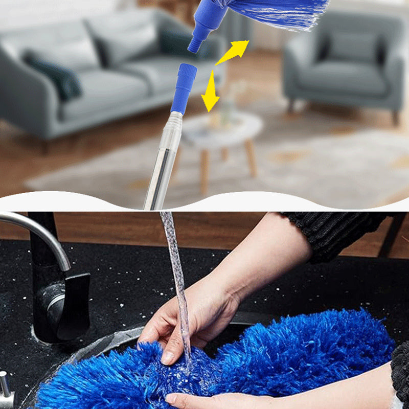 15-100 Inch Long Aluminum Telescoping Rod with 2 Duster Heads