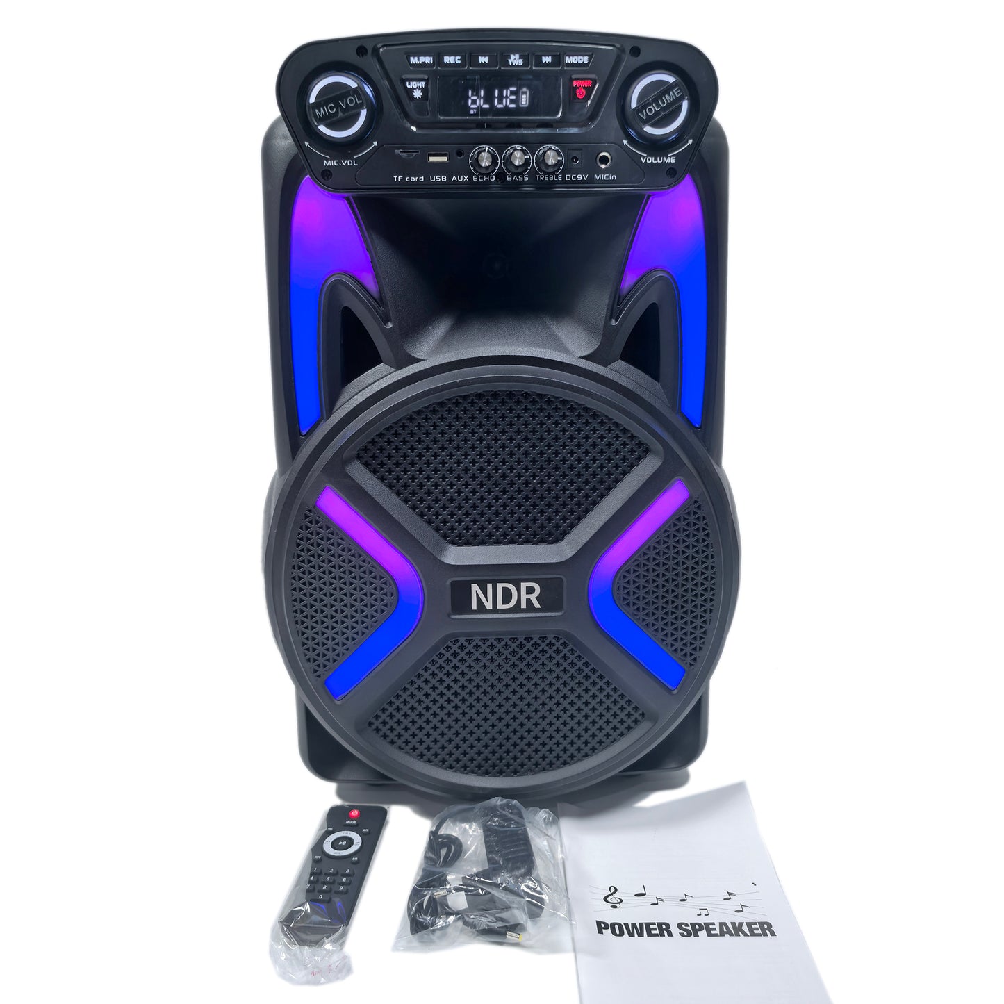 Wireless Speaker with Remote Control & Microphone (2 Size Options)