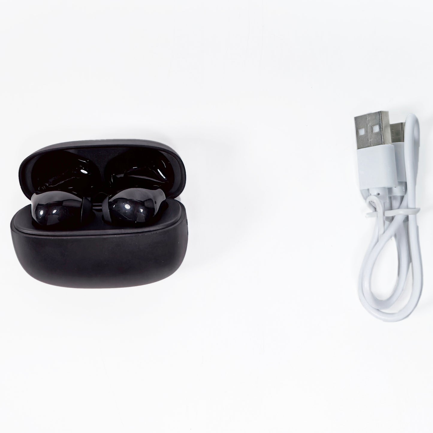 Wireless Semi In-Ear Earphones, Black