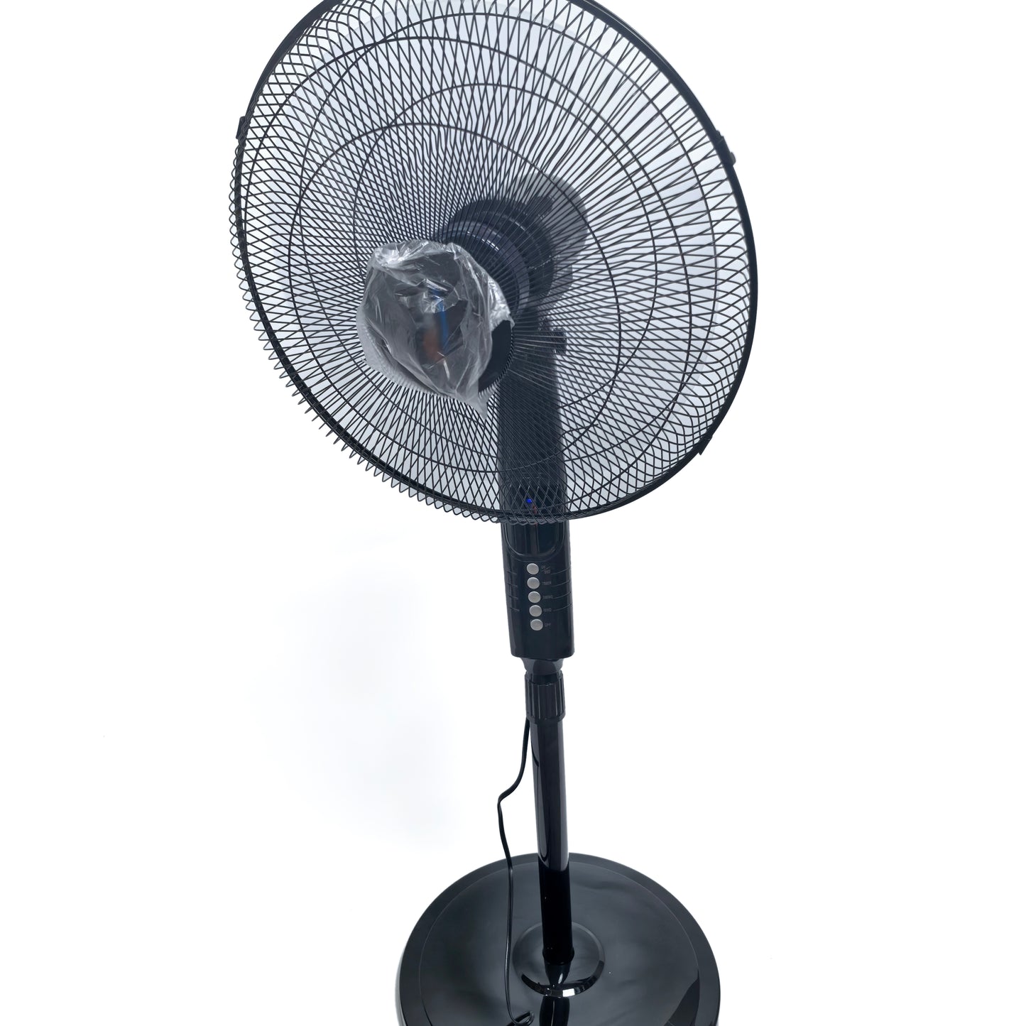 3 Speeds Control Stand Fan 18 Inch with Remote Control, Black