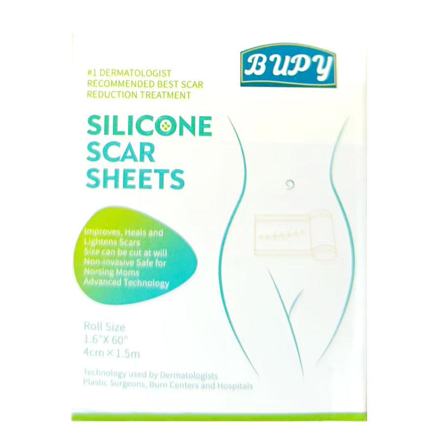 Medical Grade Silicone Scar Tape 1.6”x 60” Roll-1.5M