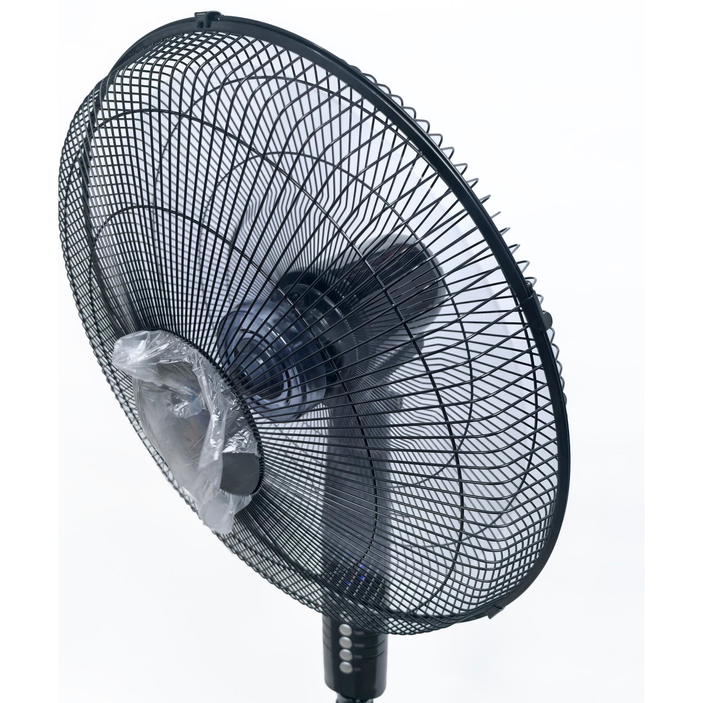 3 Speeds Control Stand Fan 18 Inch with Remote Control, Black