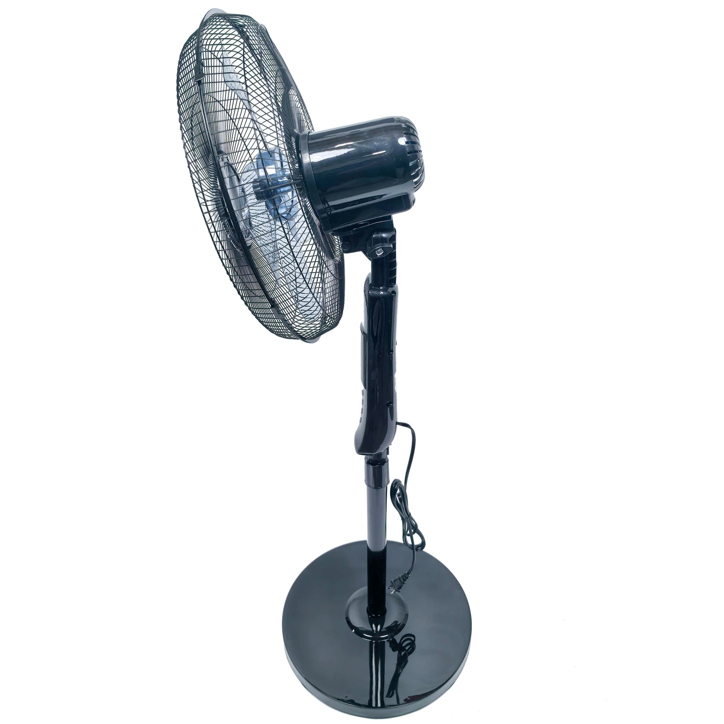 3 Speeds Control Stand Fan 16 Inch with Remote Control, Black
