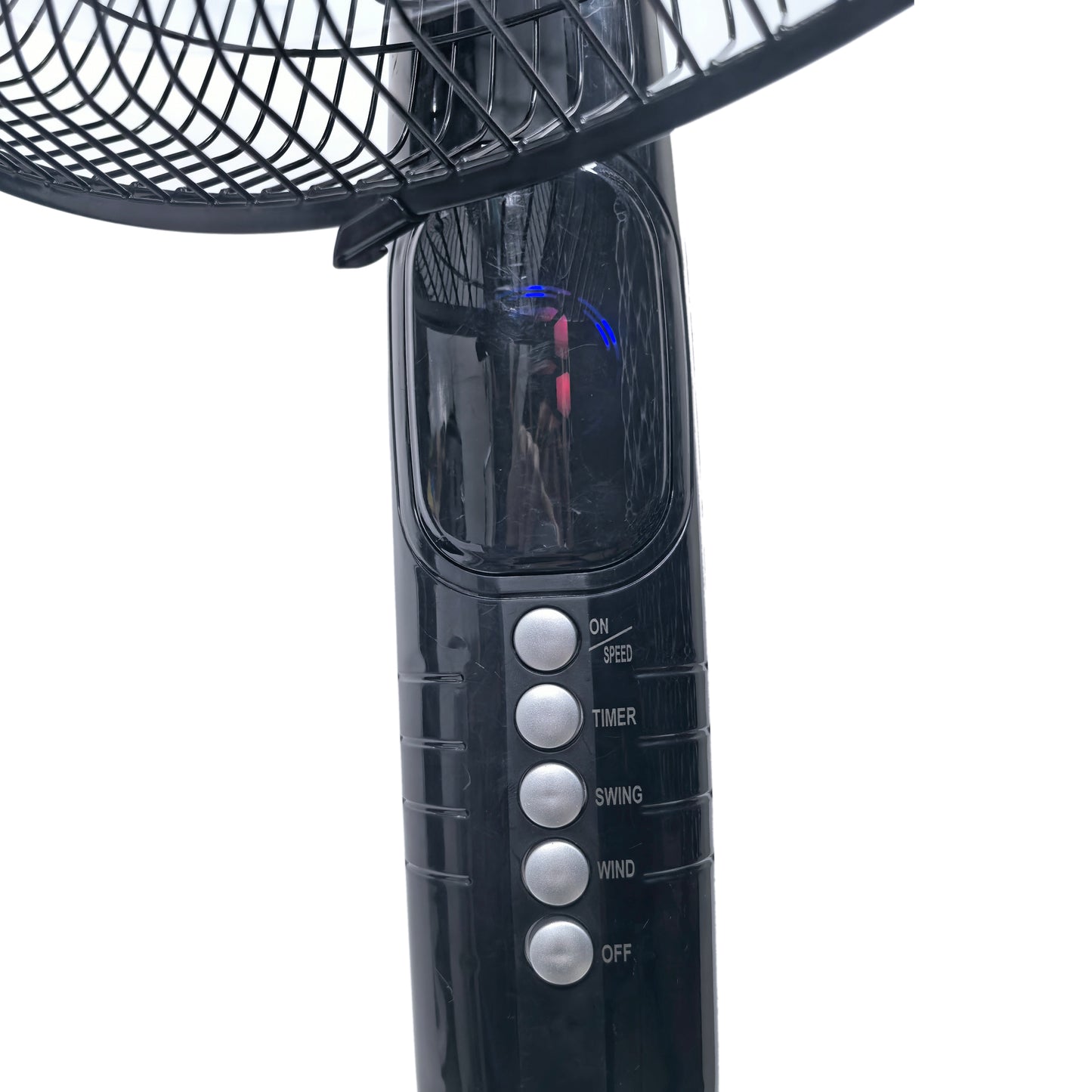 3 Speeds Control Stand Fan 18 Inch with Remote Control, Black