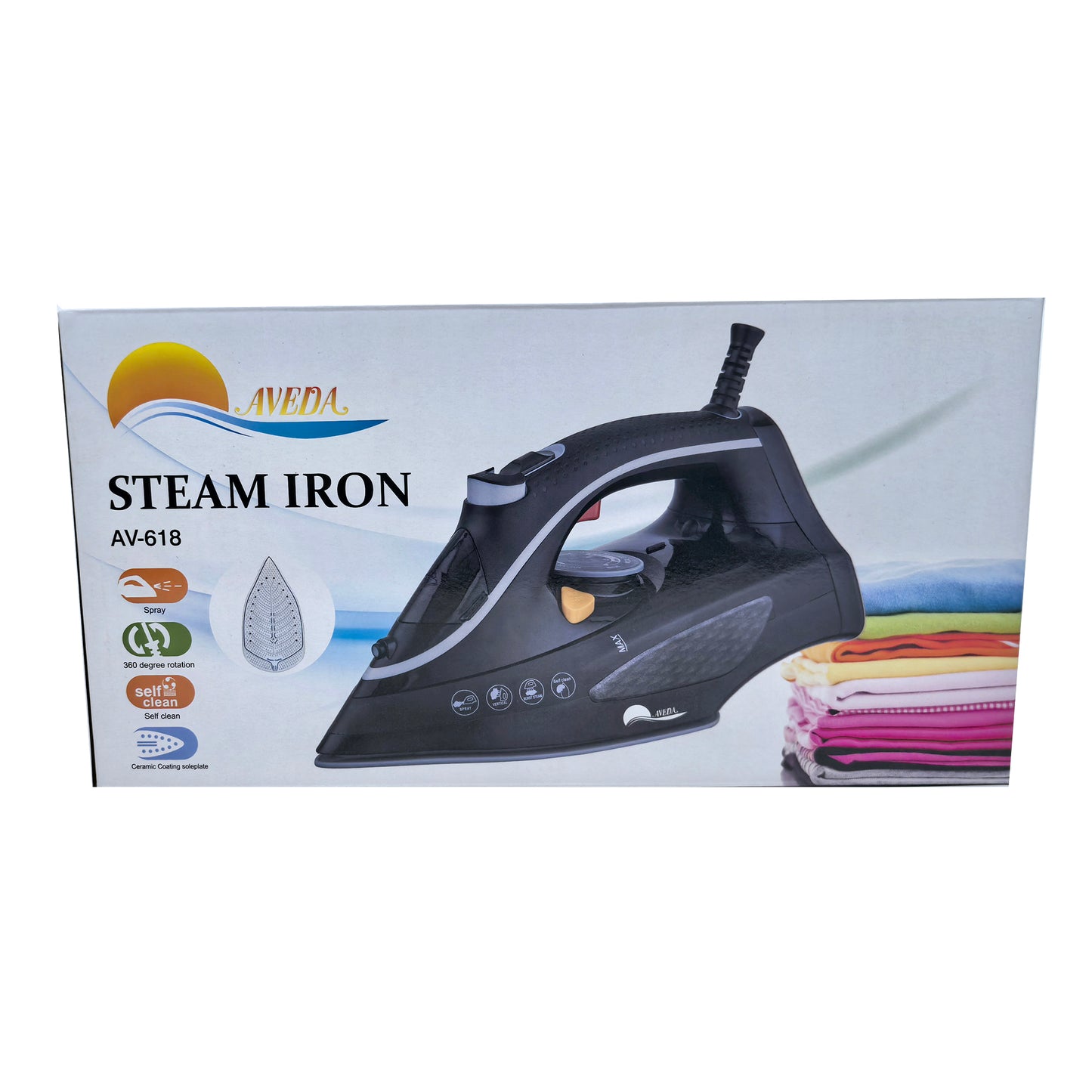 Ceramic Coating Solepate Steam Iron