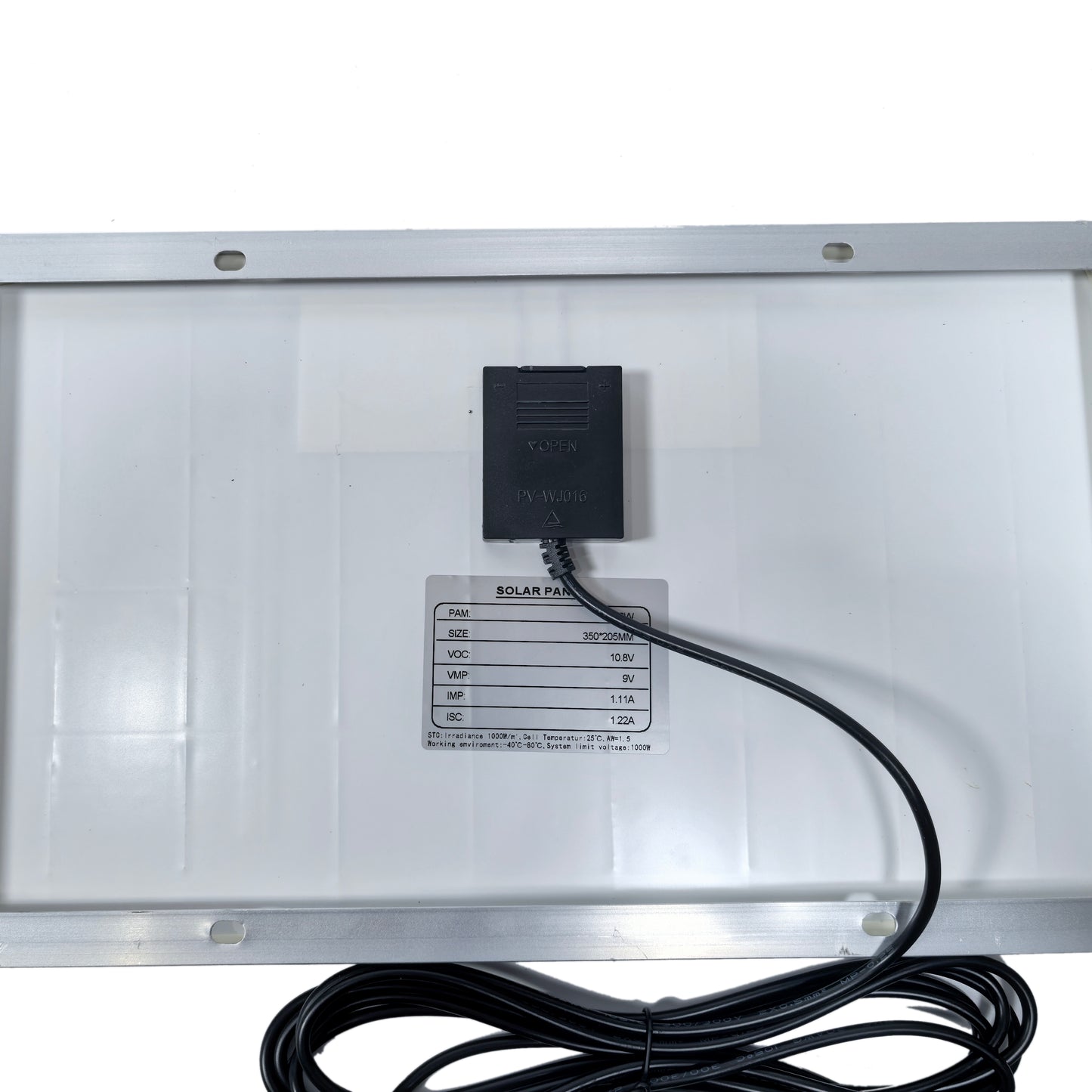 Rechargeable Solar Table Fan 12 Inch