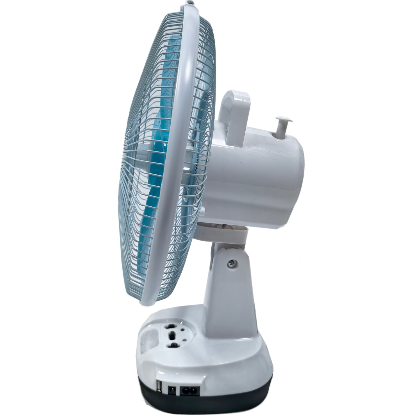 Rechargeable Solar Table Fan 12 Inch
