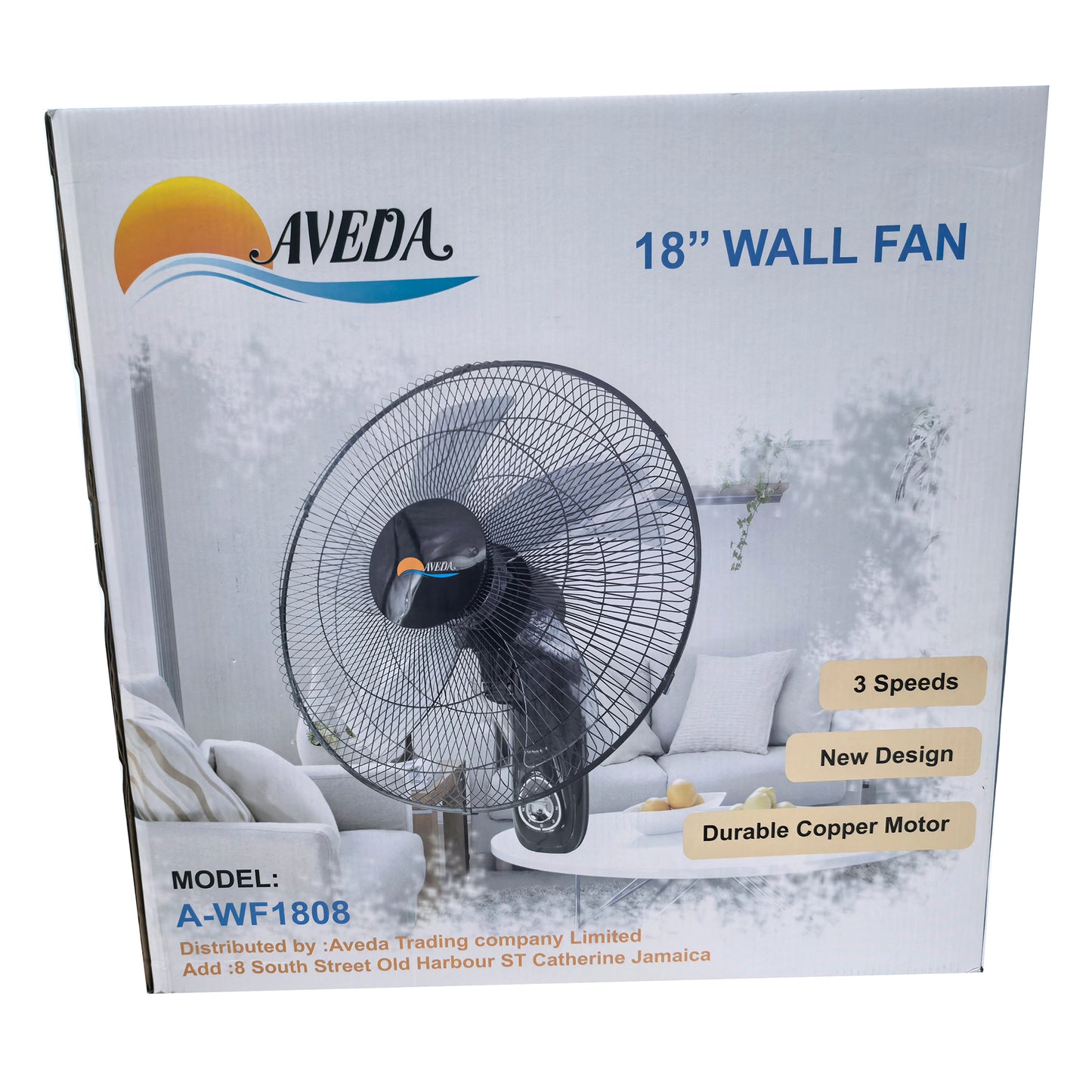 3 Speeds Control Wall Fan (3 Options)