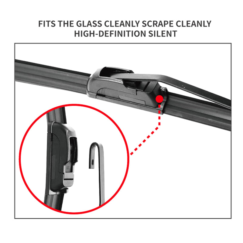 Single Pack Windshield Wipers 22 Inches / 24 Inches / 26 Inches 2 Units
