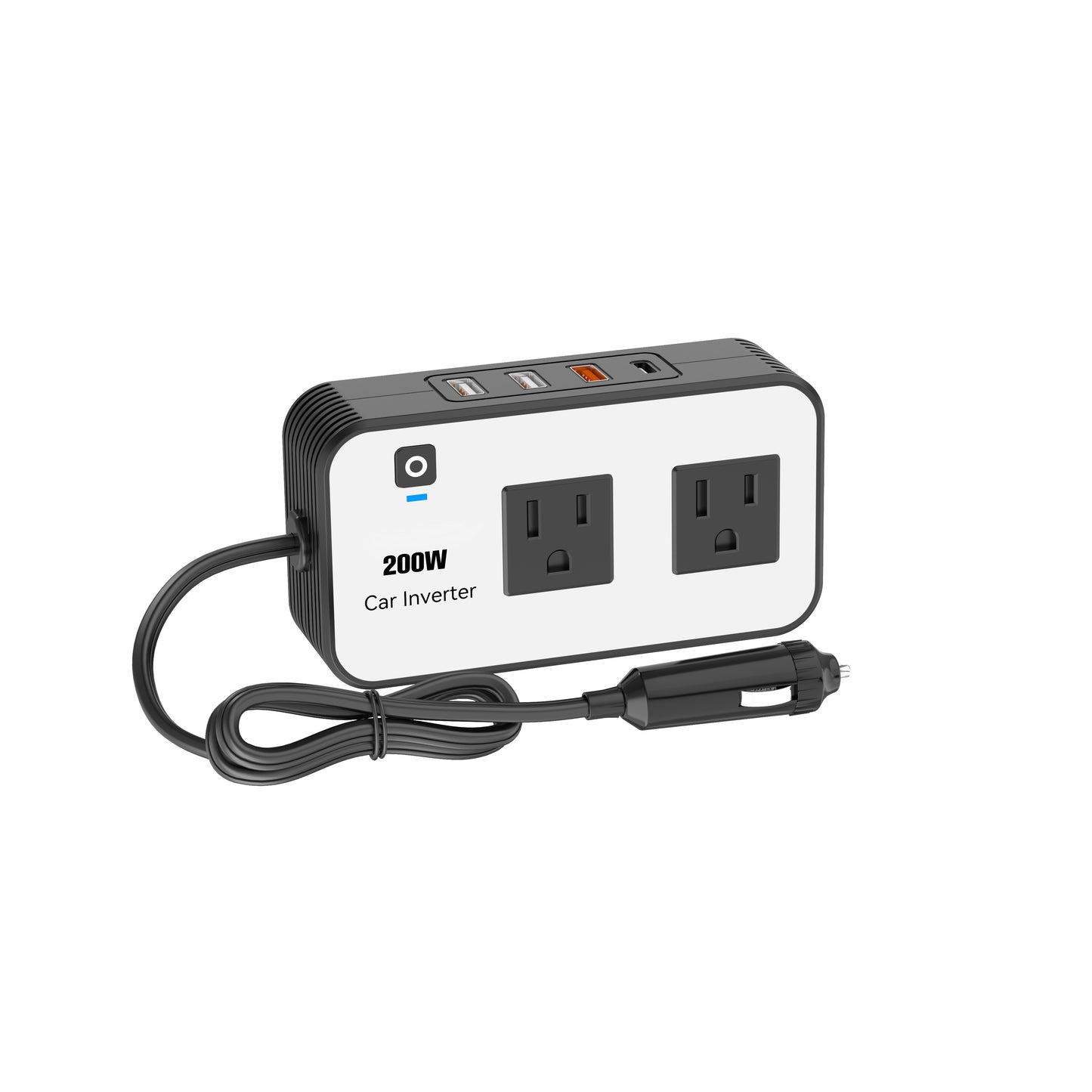 200W Car Power Inverter DC 12V to AC 110V