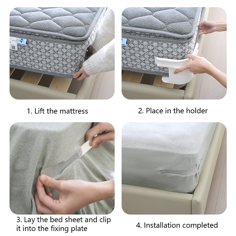Lock Sheet Holders 8 Units, White