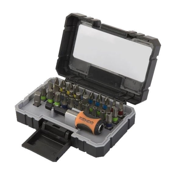 32pc Color Ring Screwdriver Bit Set 62W*33D*77H cm - Weshop876
