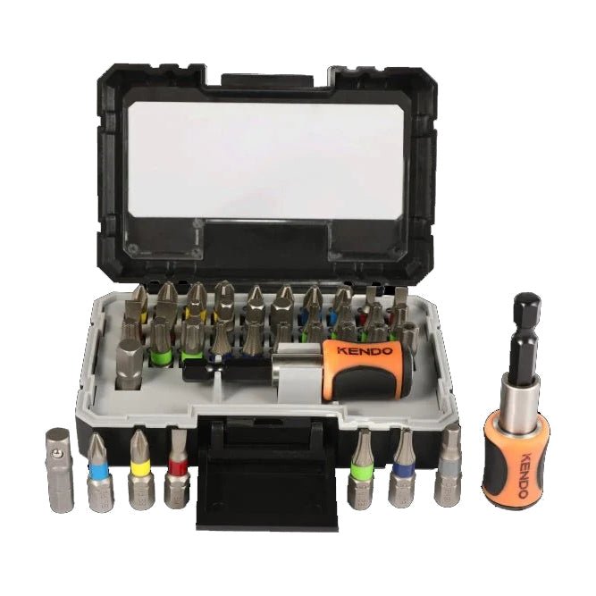 32pc Color Ring Screwdriver Bit Set 62W*33D*77H cm - Weshop876