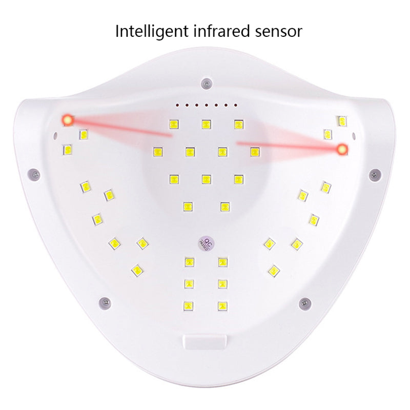 120W LED Nail Lamp Light Dryer, White