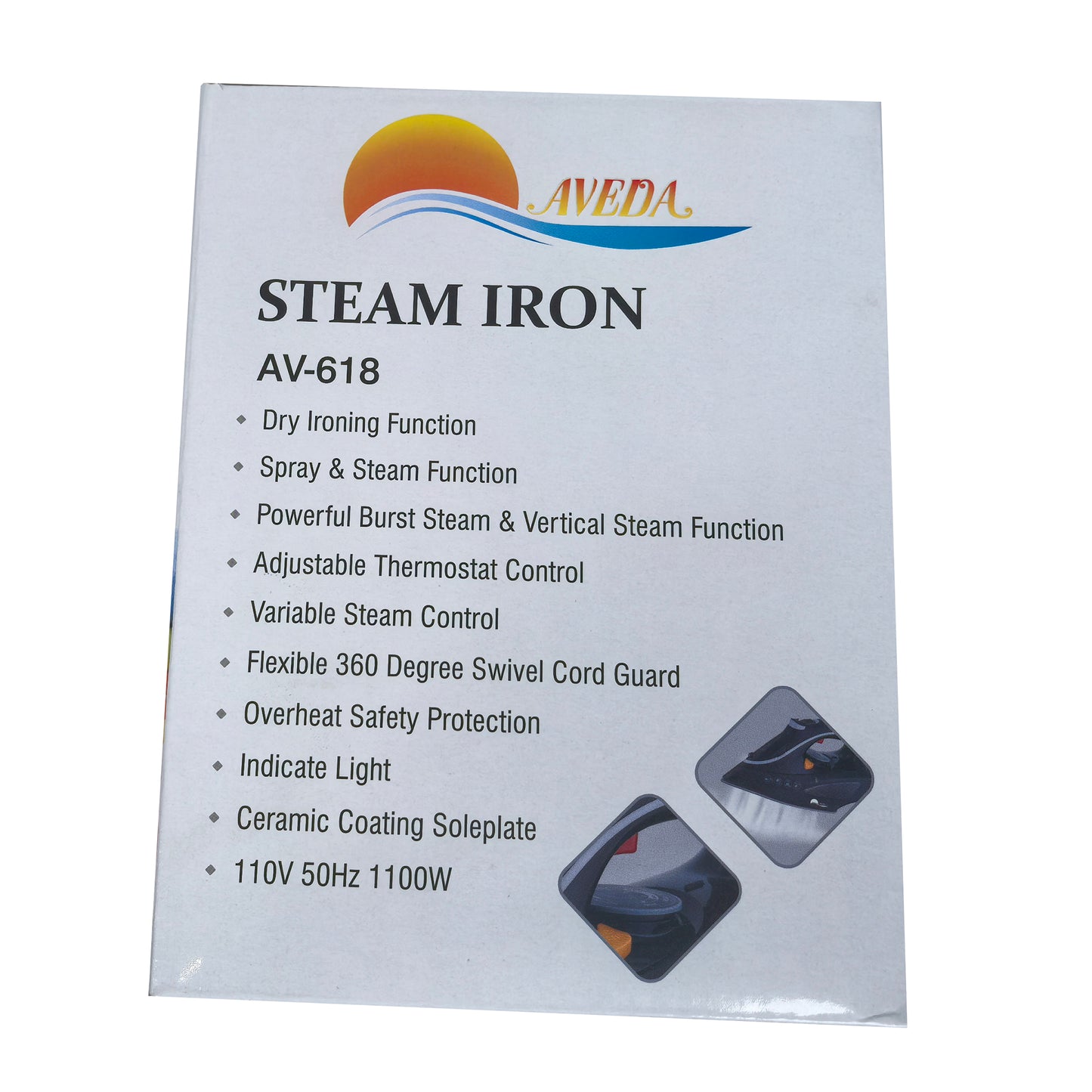 Ceramic Coating Solepate Steam Iron