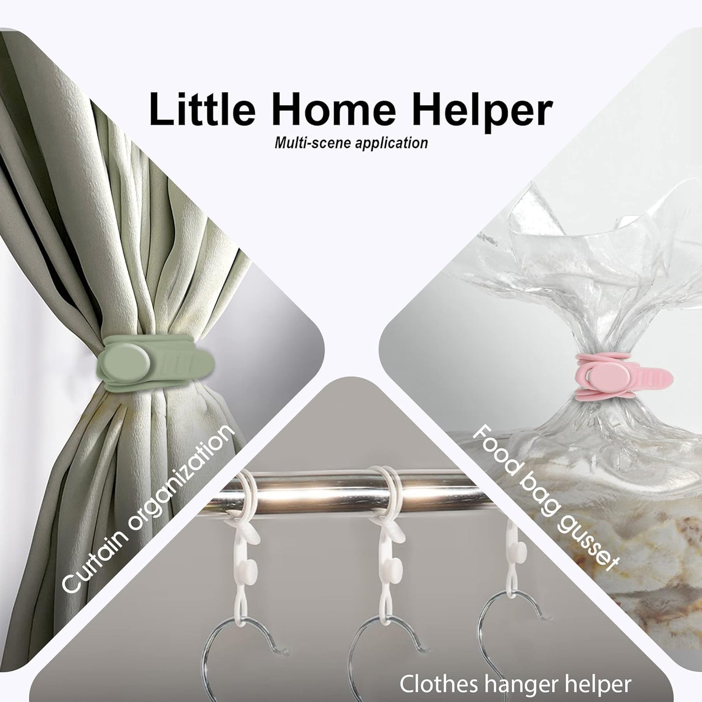 24-Piece Silicone Cable Straps Cord Organizer for Bundling Earphone 4.2 Inches