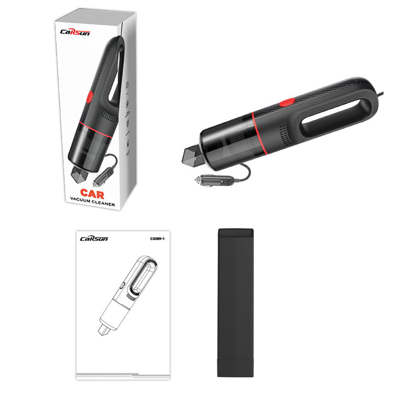 5000PA 65W Car Vacuum Cleaner Wired Cigarette Lighter Plug