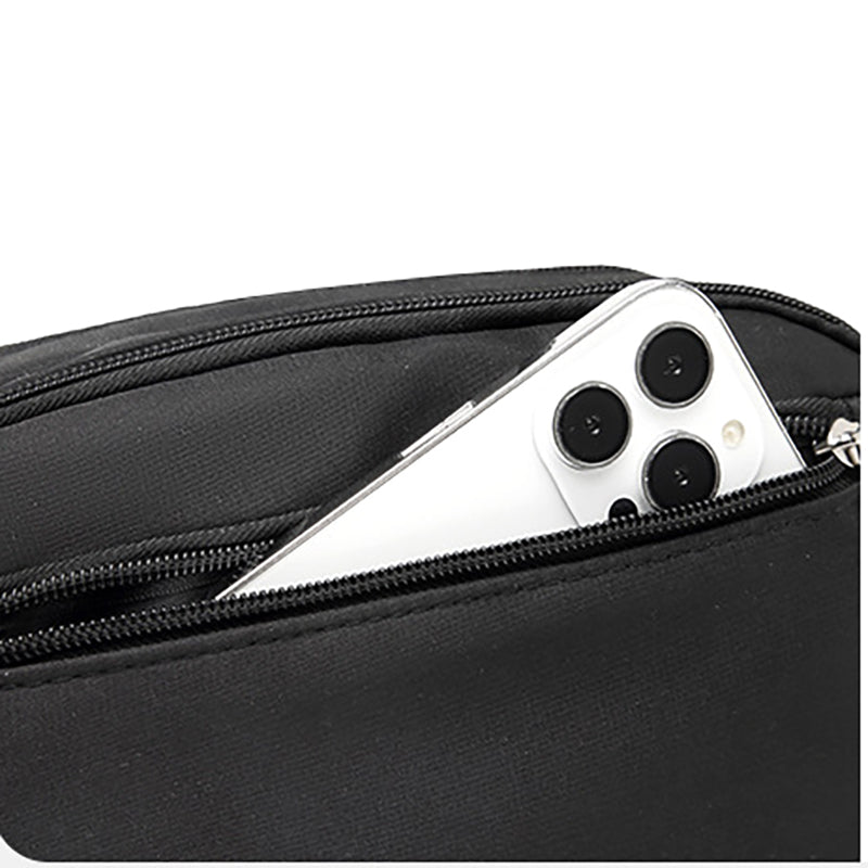 Upgraded Waist Pack with Adjustable Strap, Black