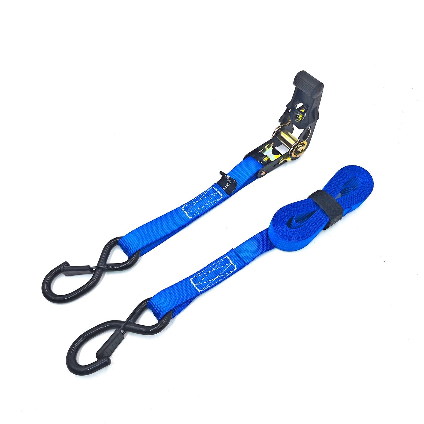 15-Piece Ratchet Straps Heavy Duty 15 FT / 2200 LB