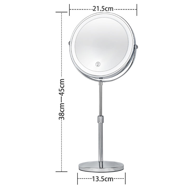 Lighted Makeup Mirror 1x/10x Magnifying with 3 Color