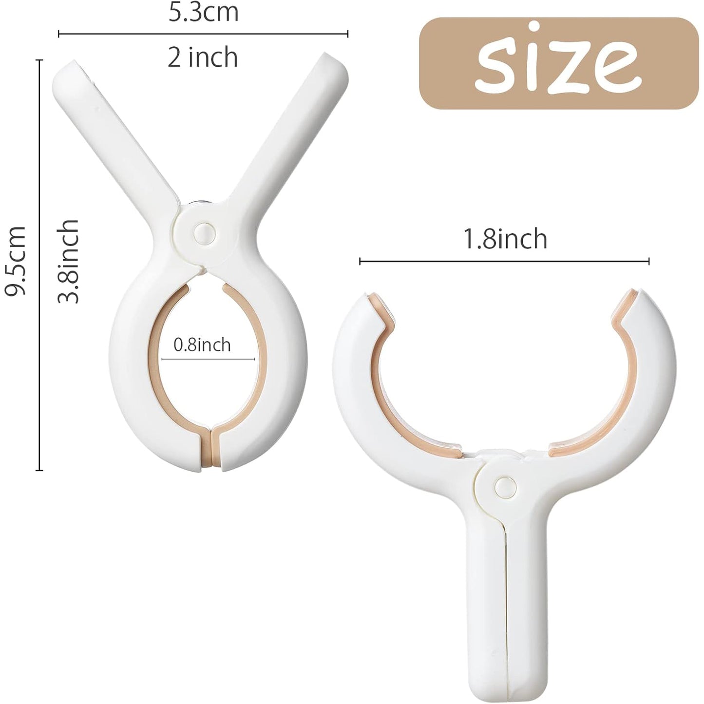 Plastic Clothes Pins 16 Units