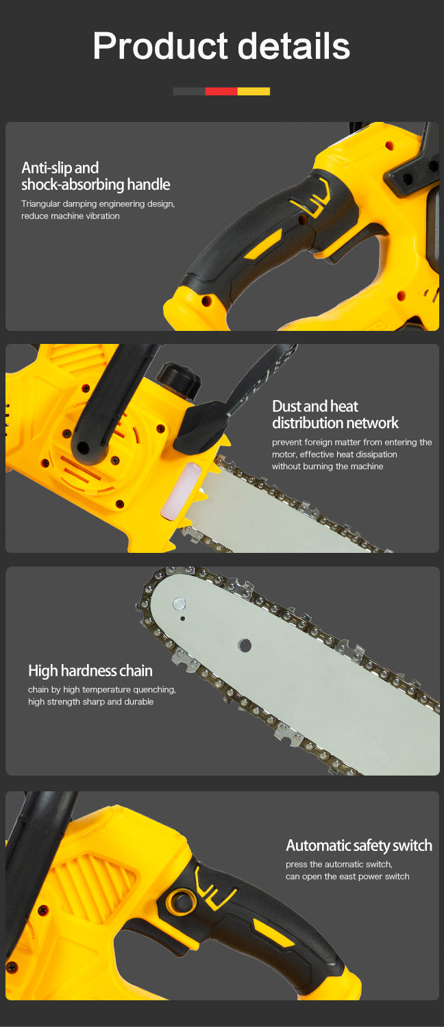 21V electric chain saw 12inch