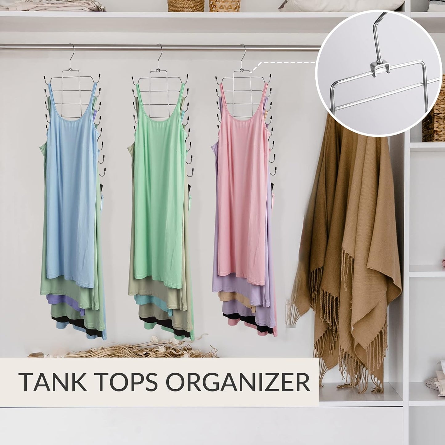 Non-Slip Hanging Bras Holder 2 Units