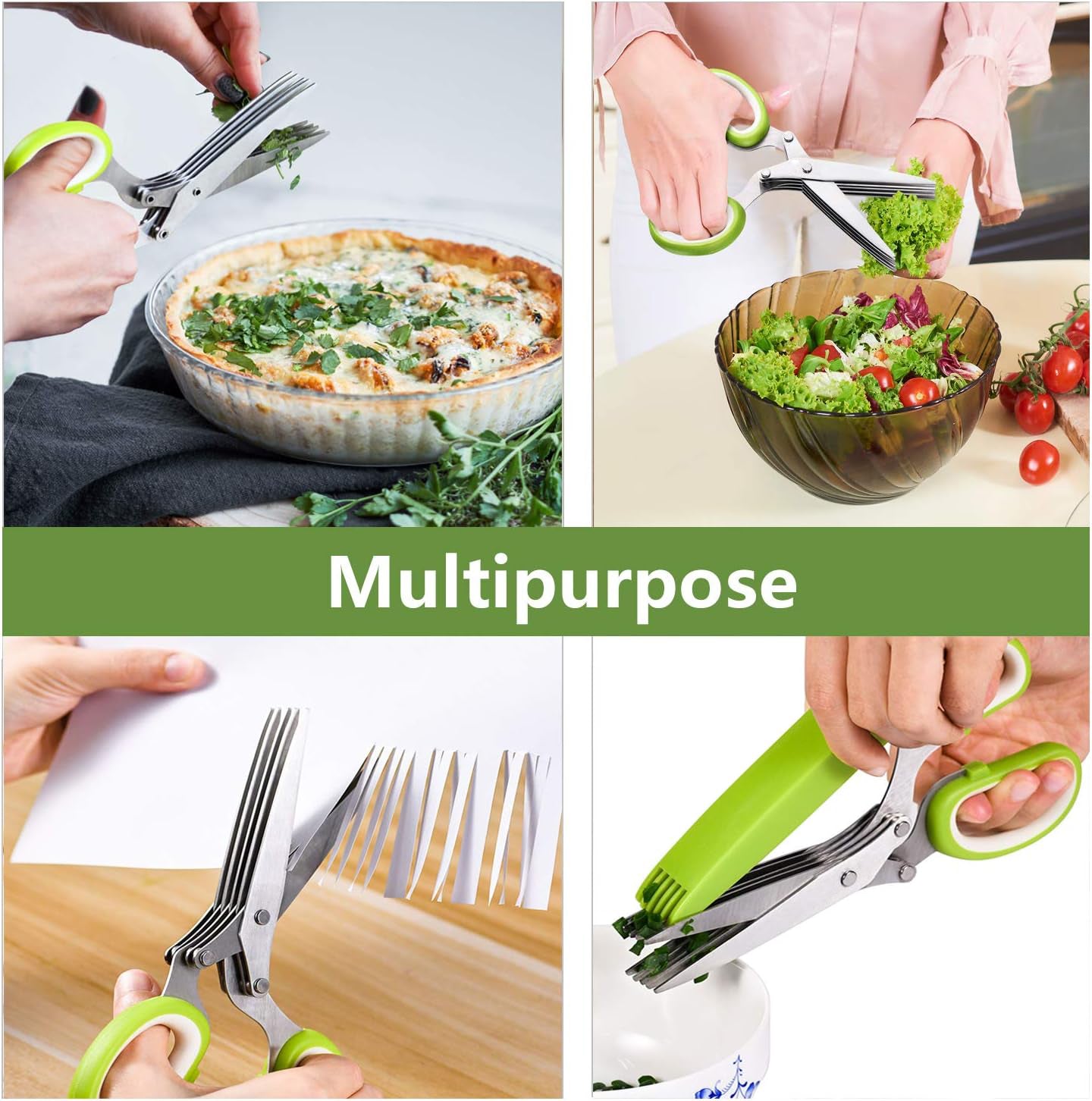 Multipurpose 5 Blade Kitchen Herb Shears