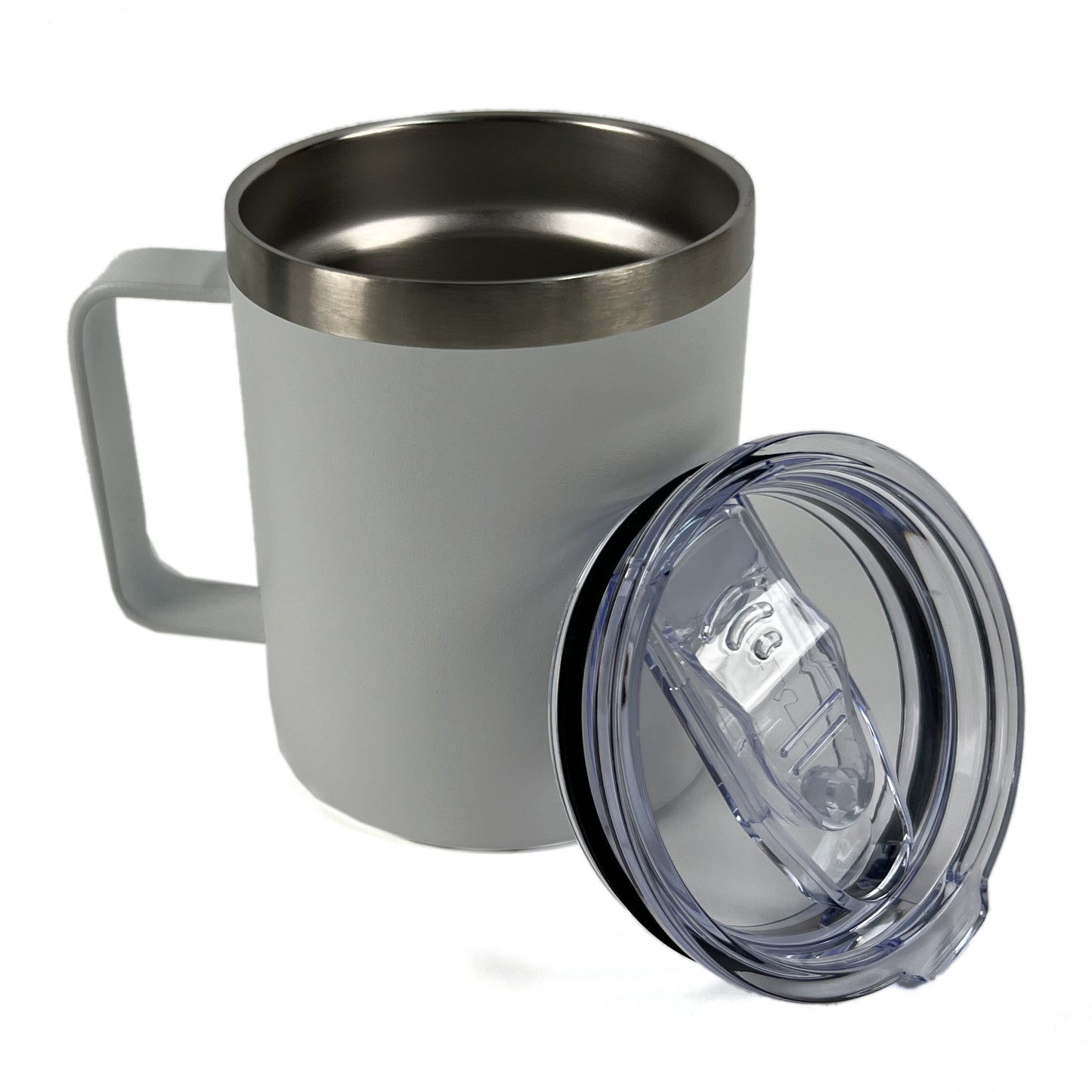 Insulated Coffee Mug with Lid 12oz (2 Color Options)