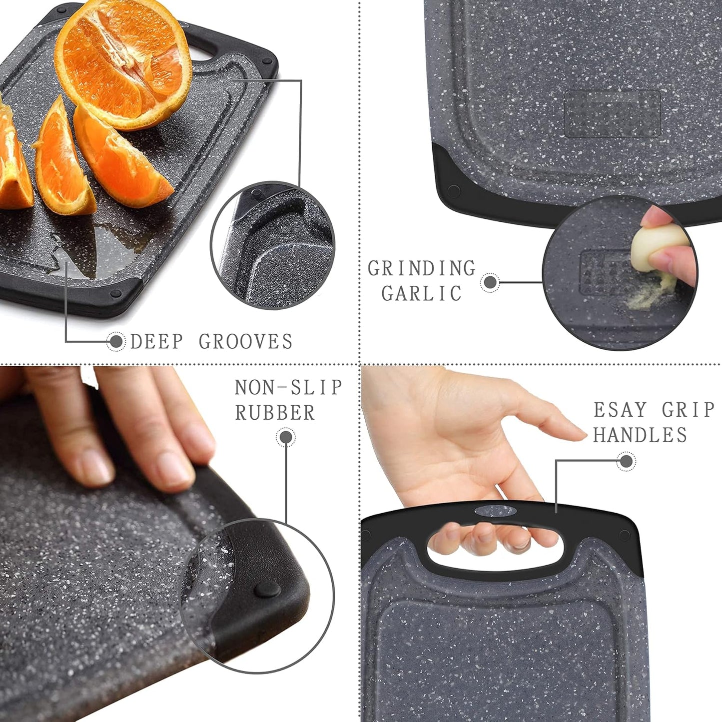 3-Piece Cutting Boards for Kitchen