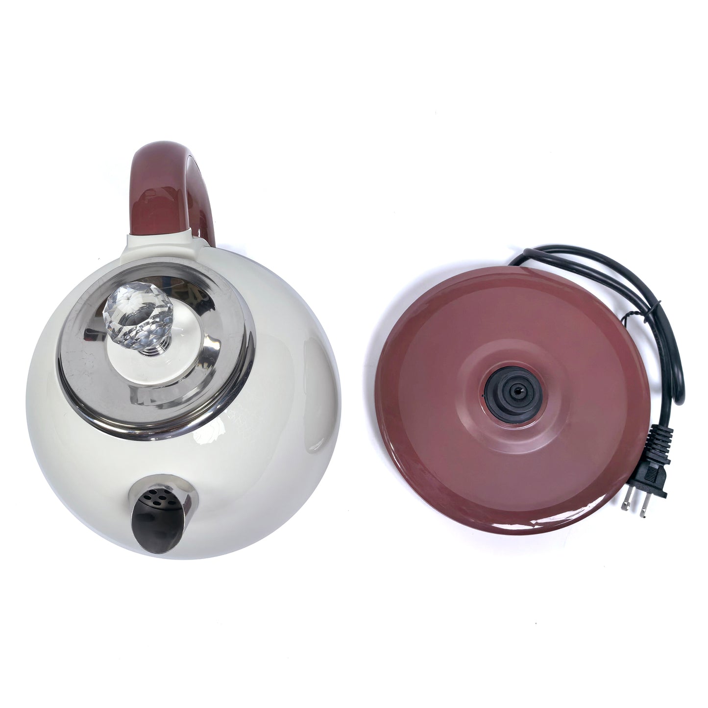 Double Layer Electric Kettle 1.7L, White