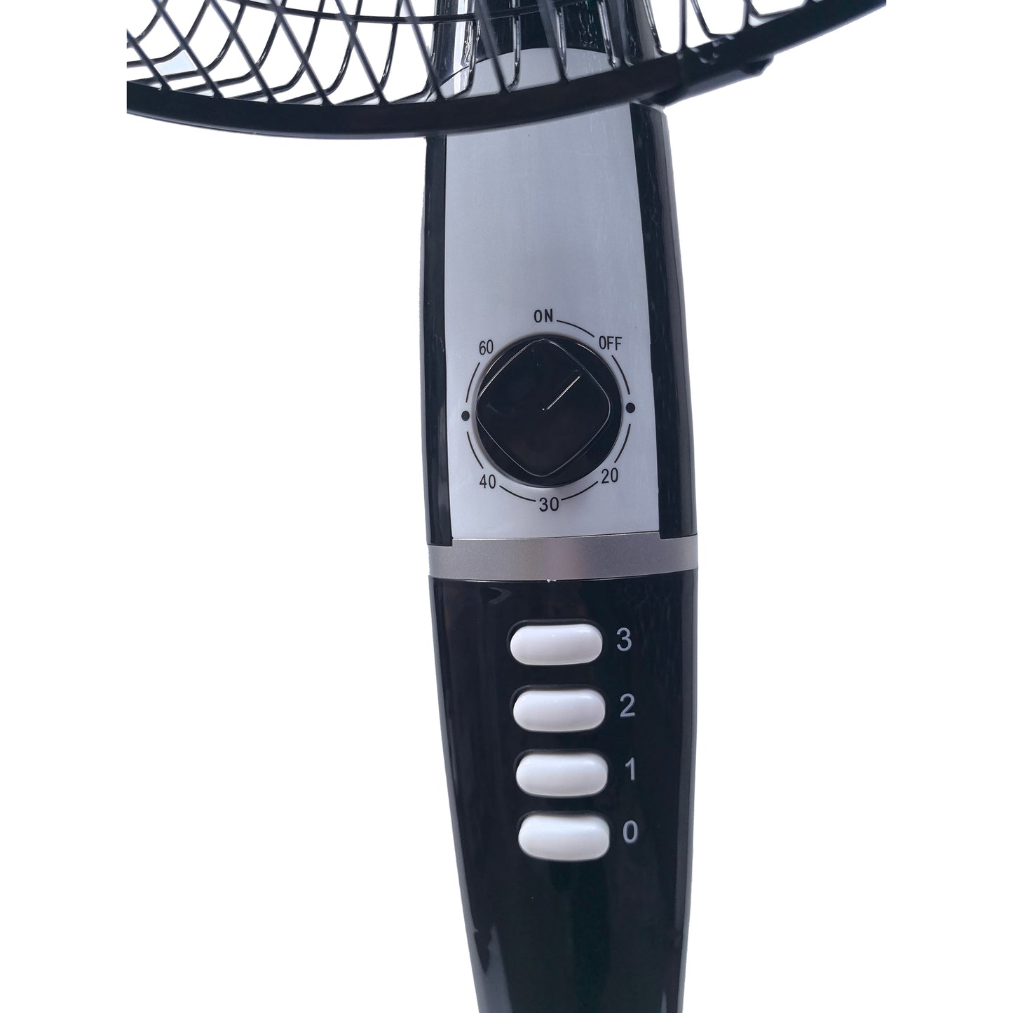 3 Speeds Control Stand Fan 16 Inch, Black