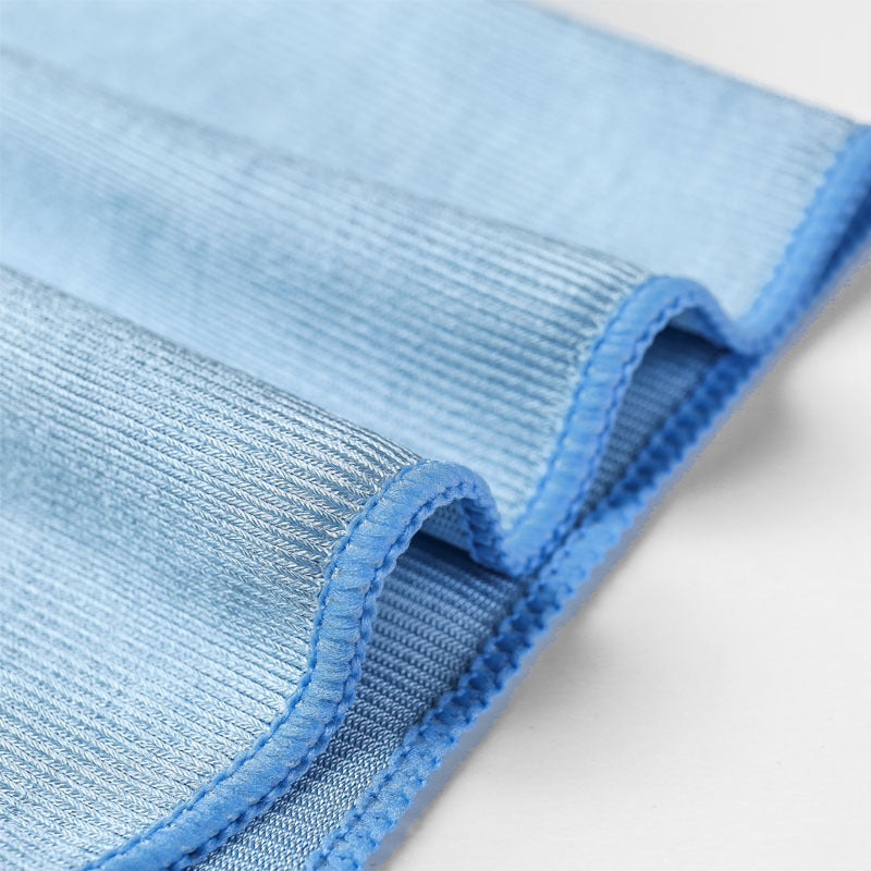 6-Piece Multicolor Microfiber Glass Cleaning Cloth