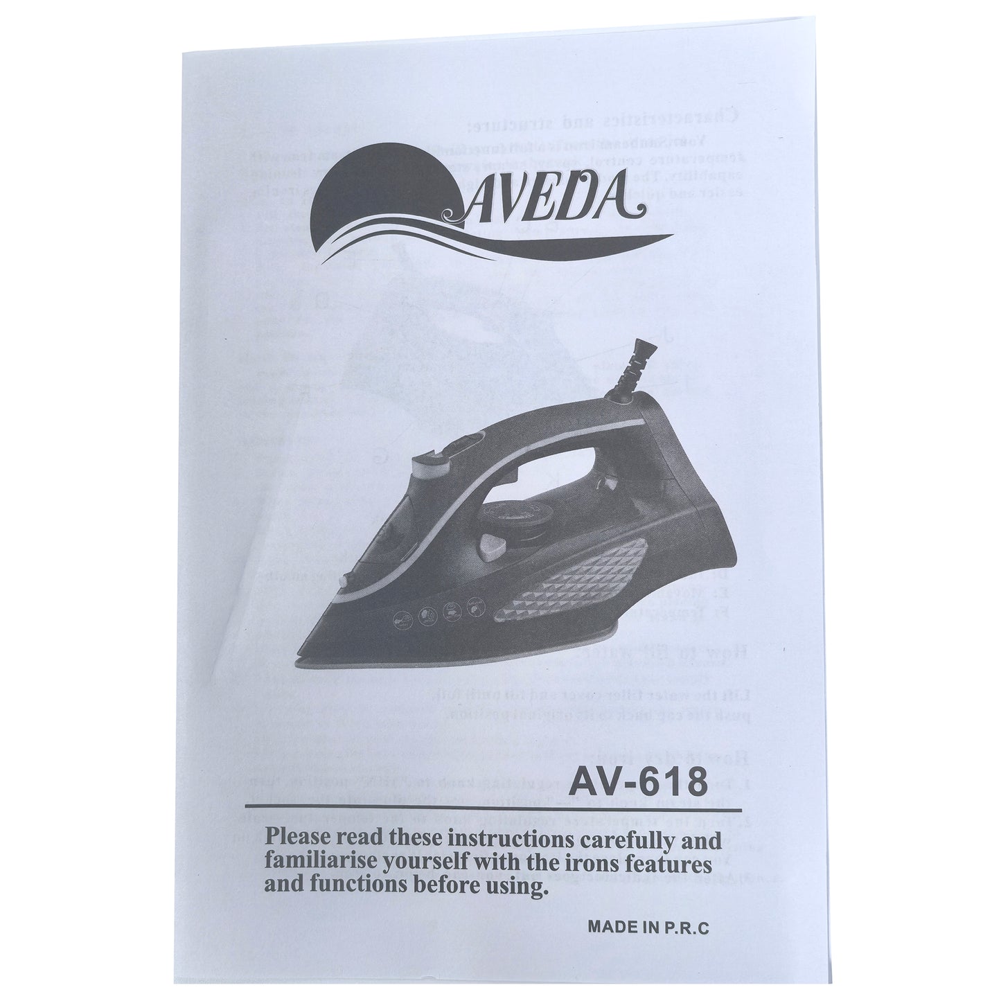 Ceramic Coating Solepate Steam Iron