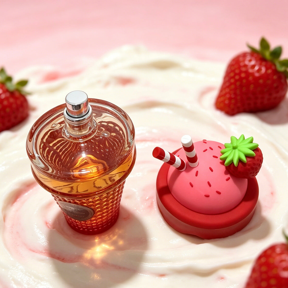 Dear Body Sweet Berry Eau De Parfum, Cute Ice Cream Cup Dessert Perfume 100ml