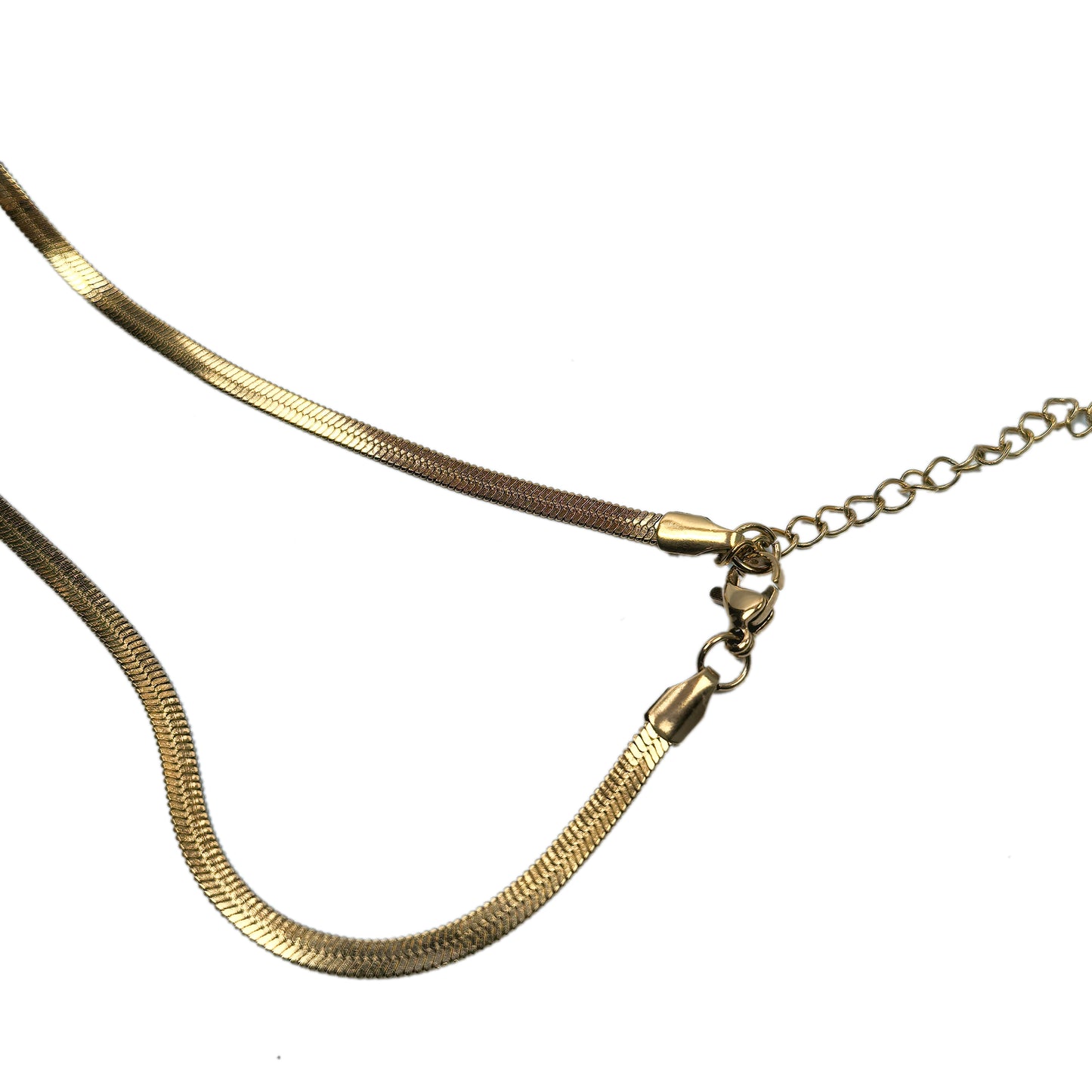 Love Wings Heart Zircon Gold Plated Necklace