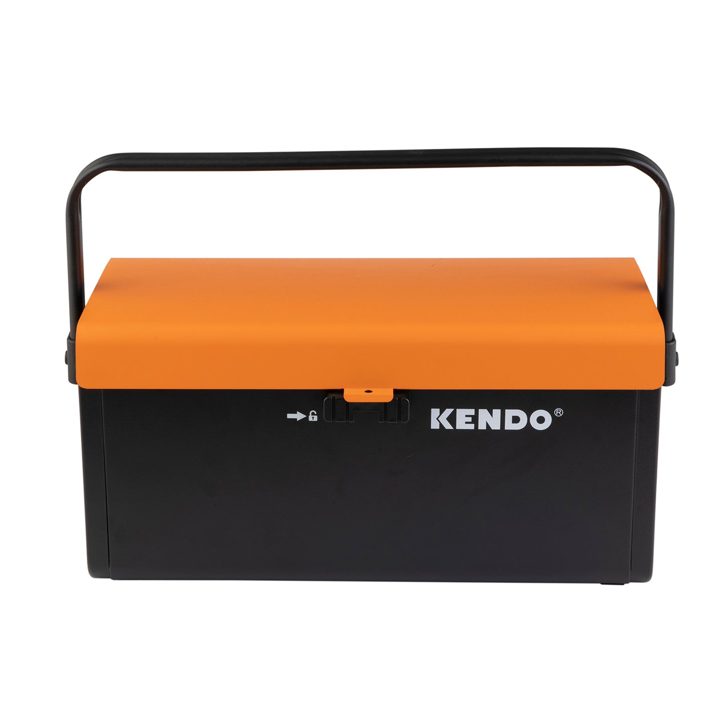 19inches Metal tool box with sliding top drawer 48.3*22*23.5cm