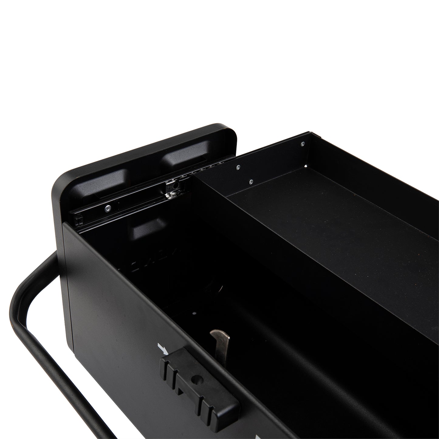 19inches Metal tool box with sliding top drawer 48.3*22*23.5cm