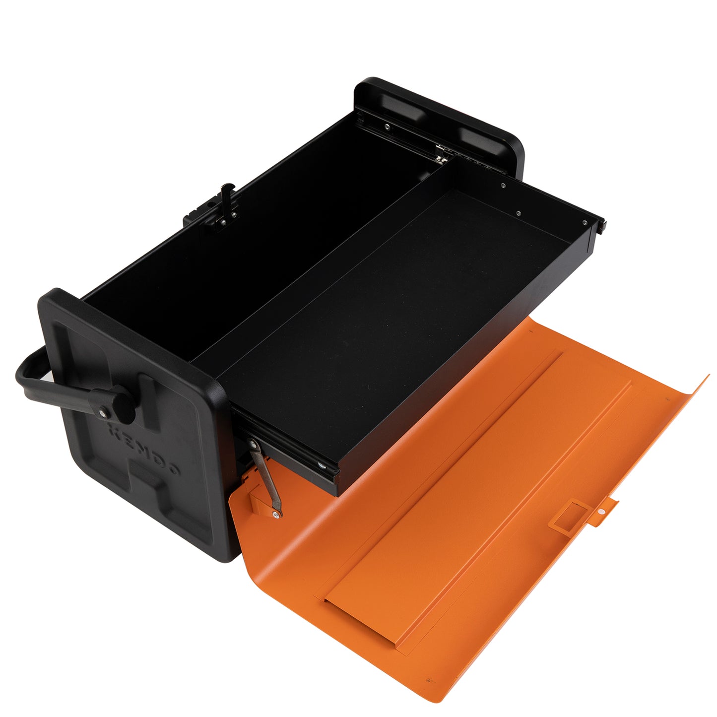 19inches Metal tool box with sliding top drawer 48.3*22*23.5cm