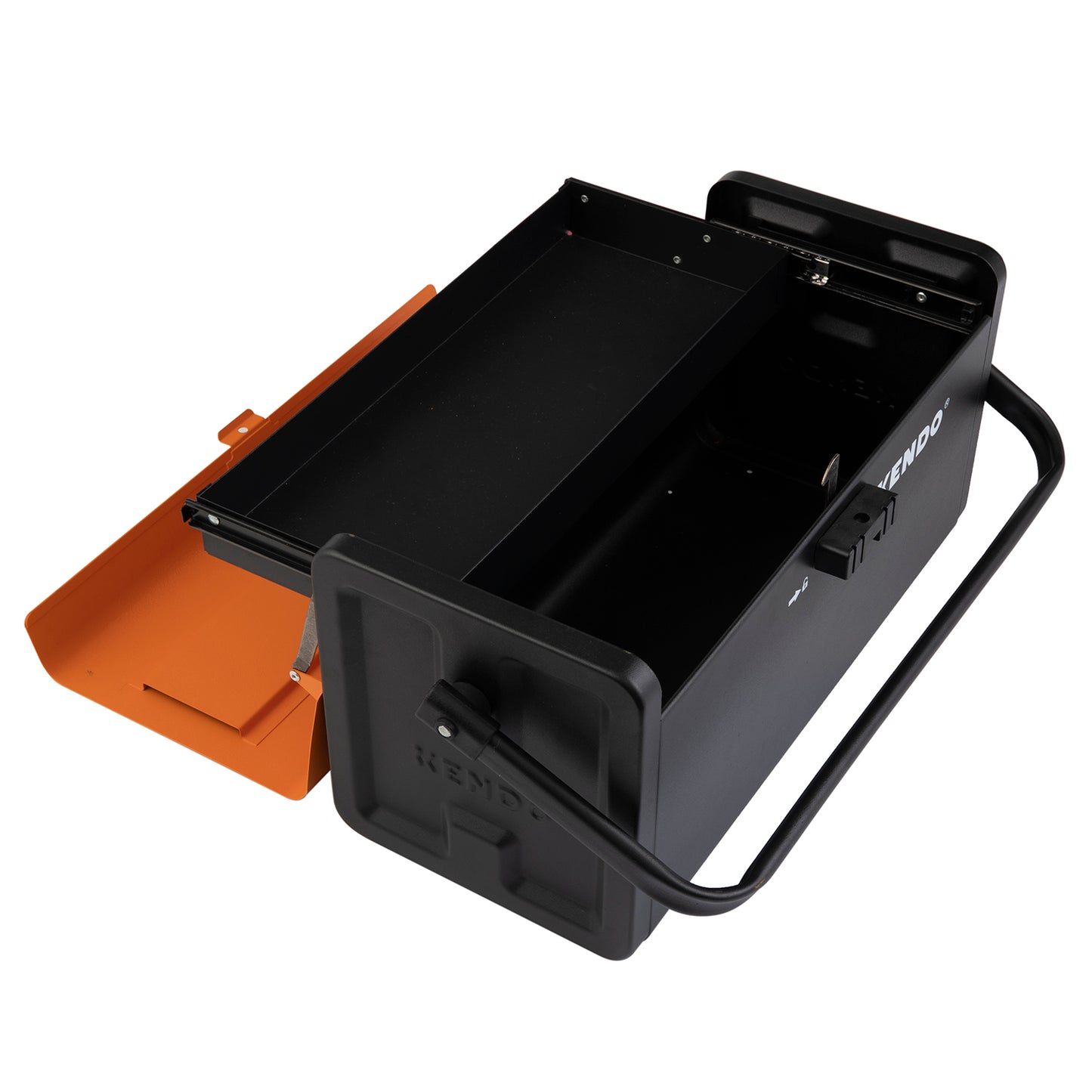 19inches Metal tool box with sliding top drawer 48.3*22*23.5cm