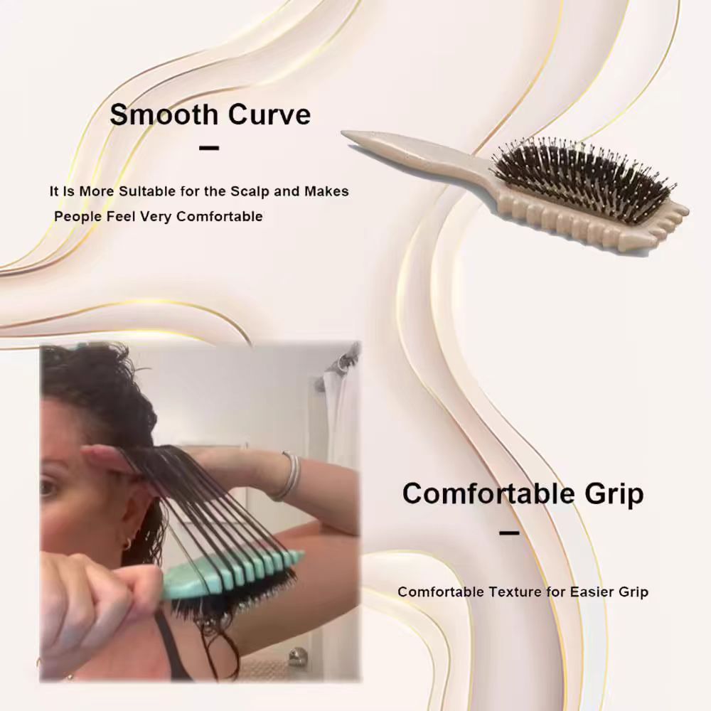 Curly Hair Brush 2 Units(2 Color Options)