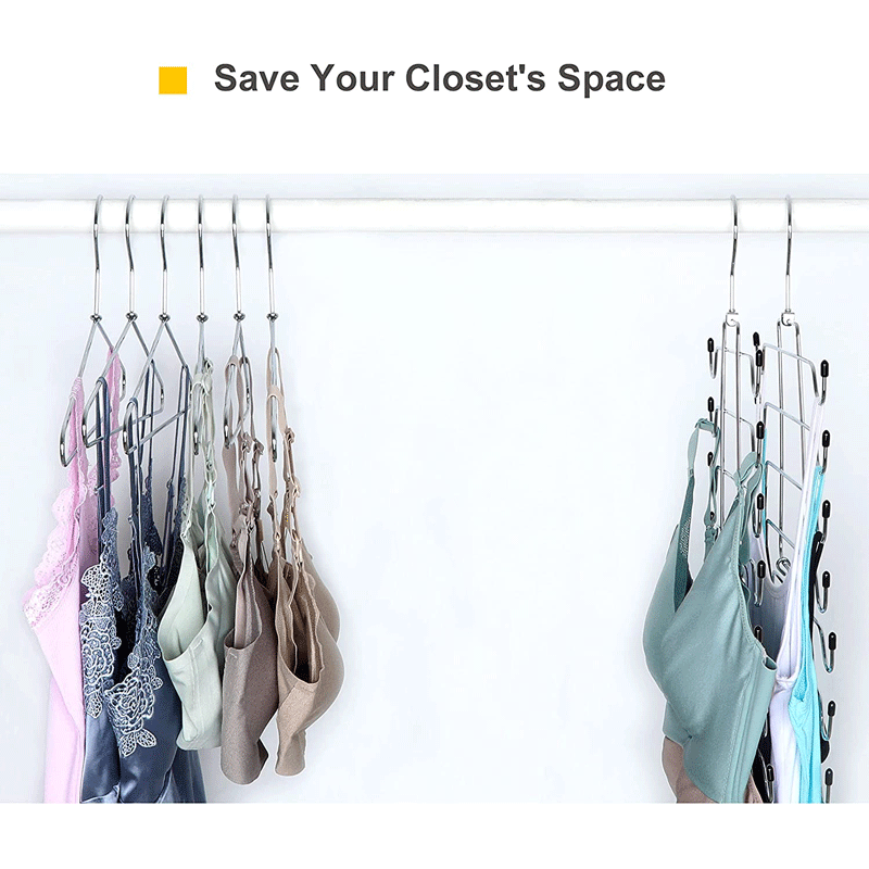 Non-Slip Hanging Bras Holder 2 Units