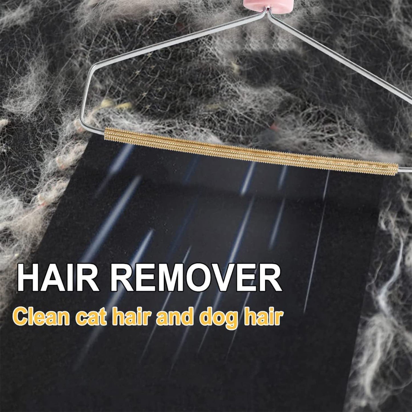4-Piece Pet Hair Remover, Blue