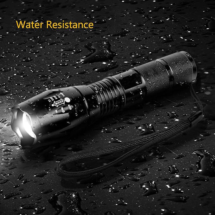 Battery Powered LED Flashlight, Black