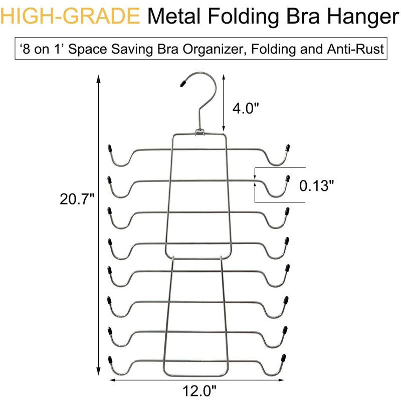 Non-Slip Hanging Bras Holder 2 Units